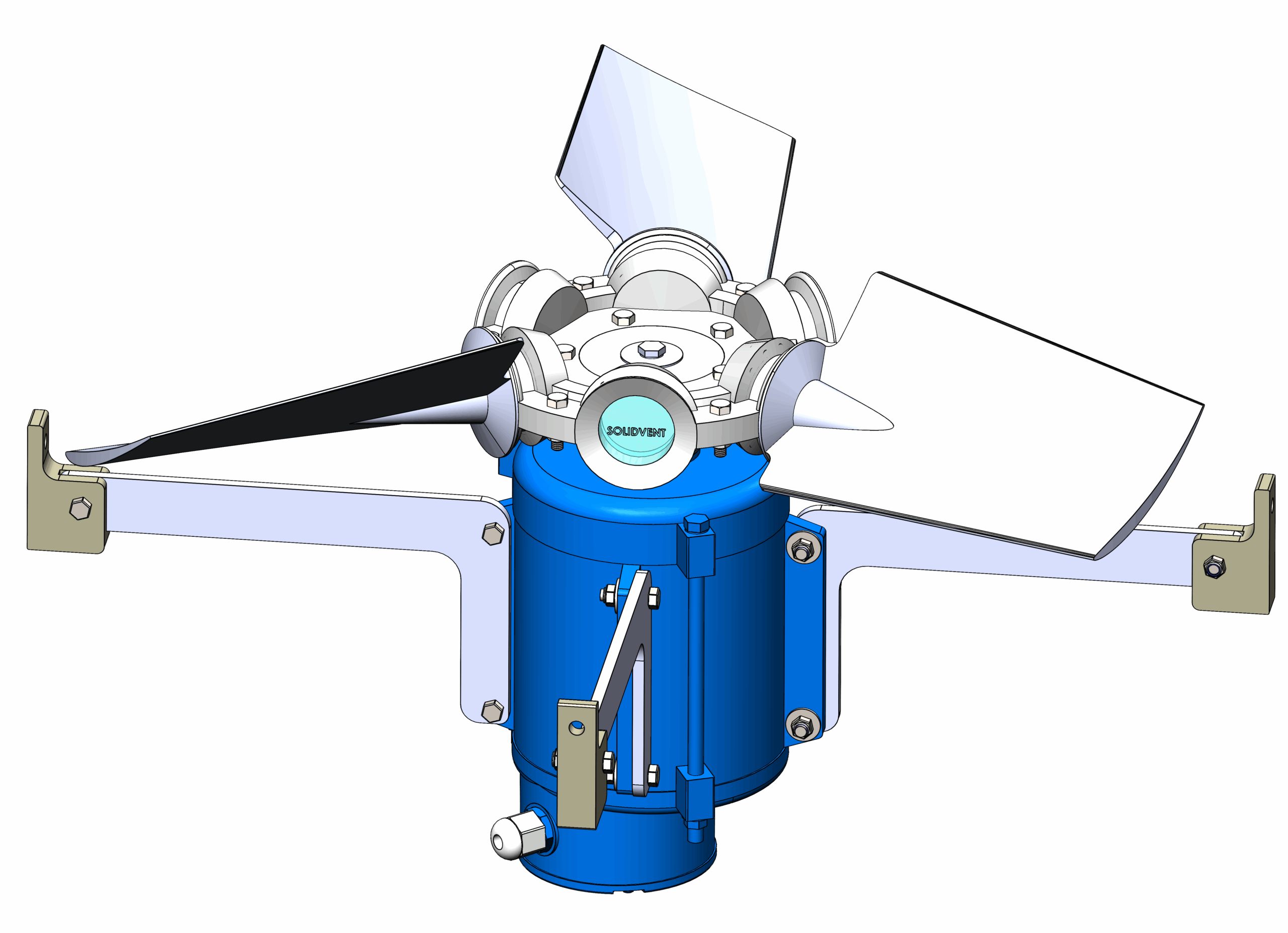 Вентилятор осевой ВО-5,0-6EPC-T3A